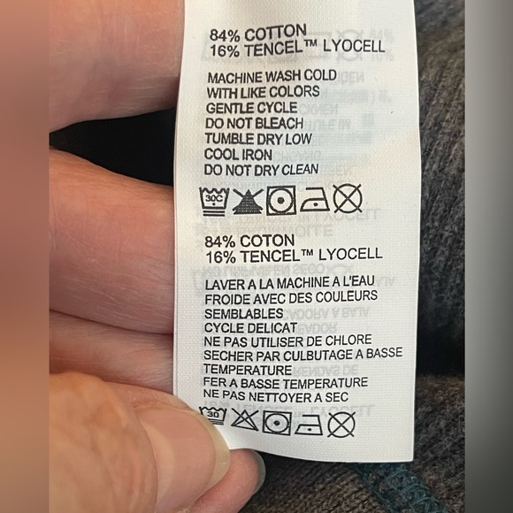 Tommy Bahama Flipshore Half-Zip Reversible Sweatshirt Teal/Grey Color Combo, XL - Picture 12 of 12